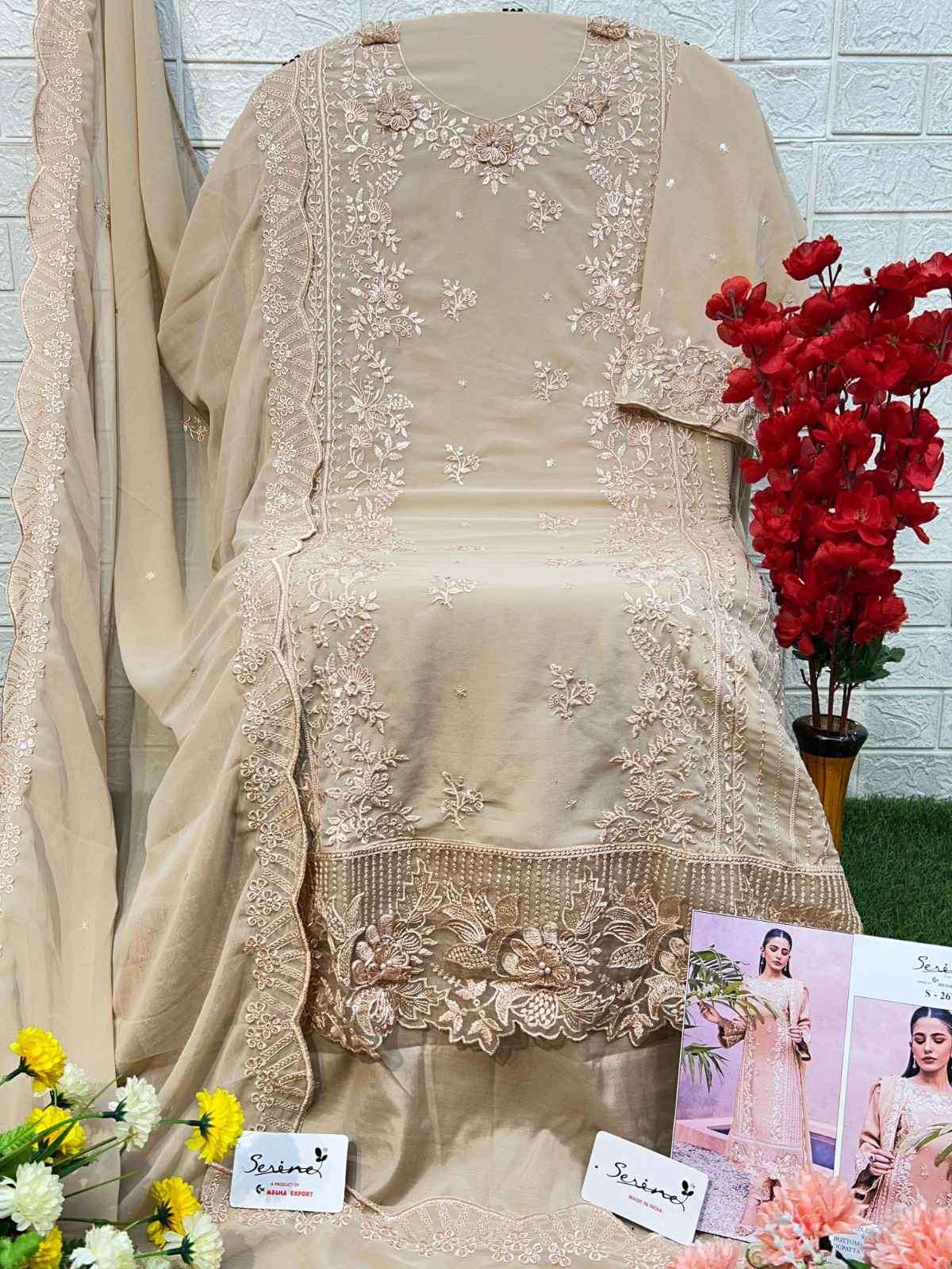 Serine S 267 Colors Partywear Pakistani Designer Suit view 9