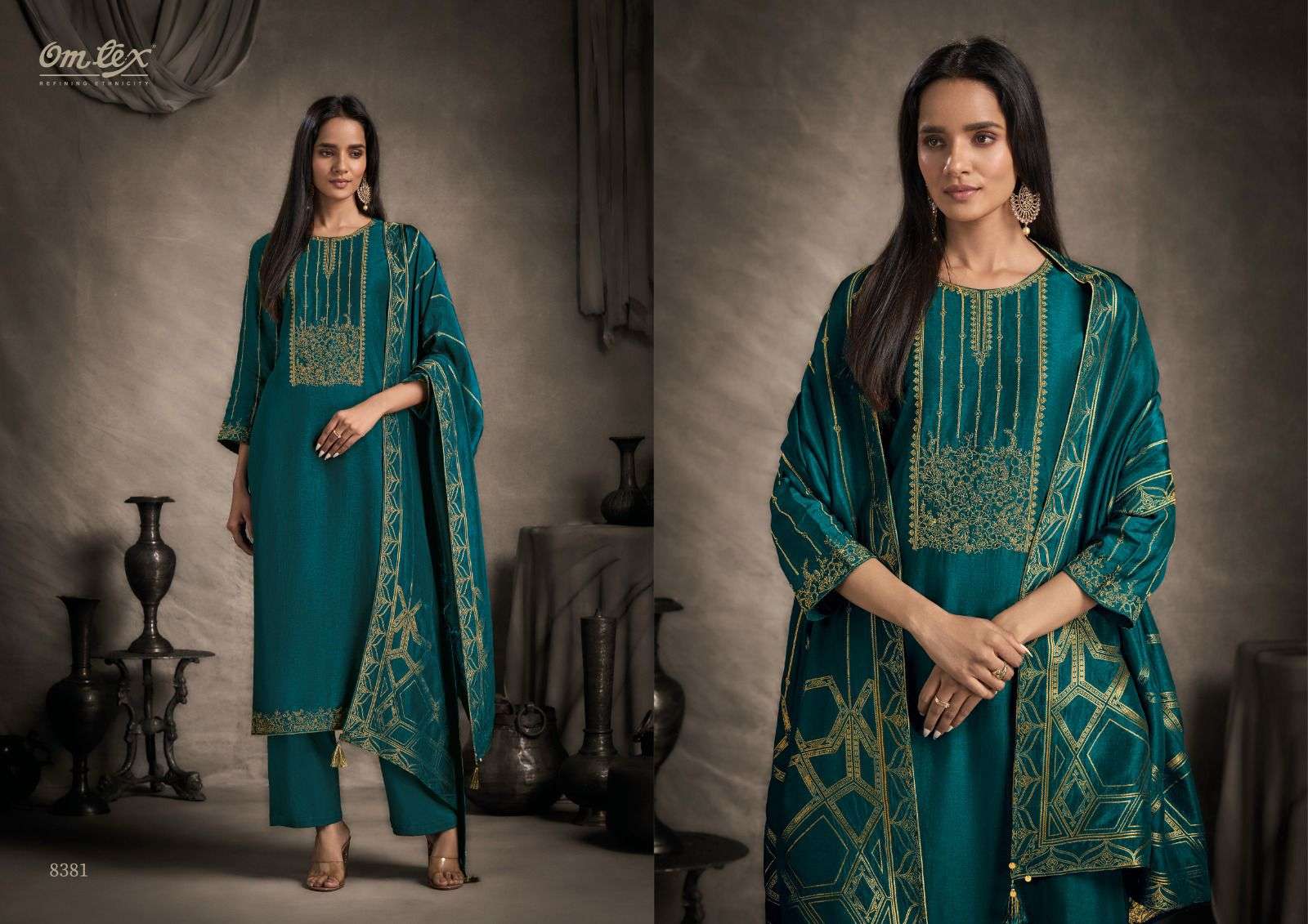 Omtex Yashira Partywear Style Exclusive Designer Suit Collection view 3