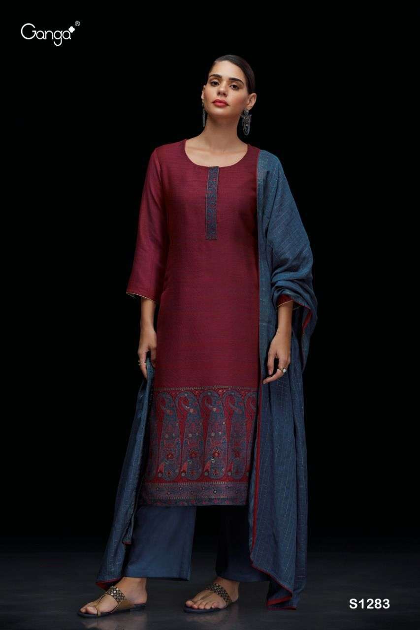 Ganga Livia 1283 Pashmina Suit view 2