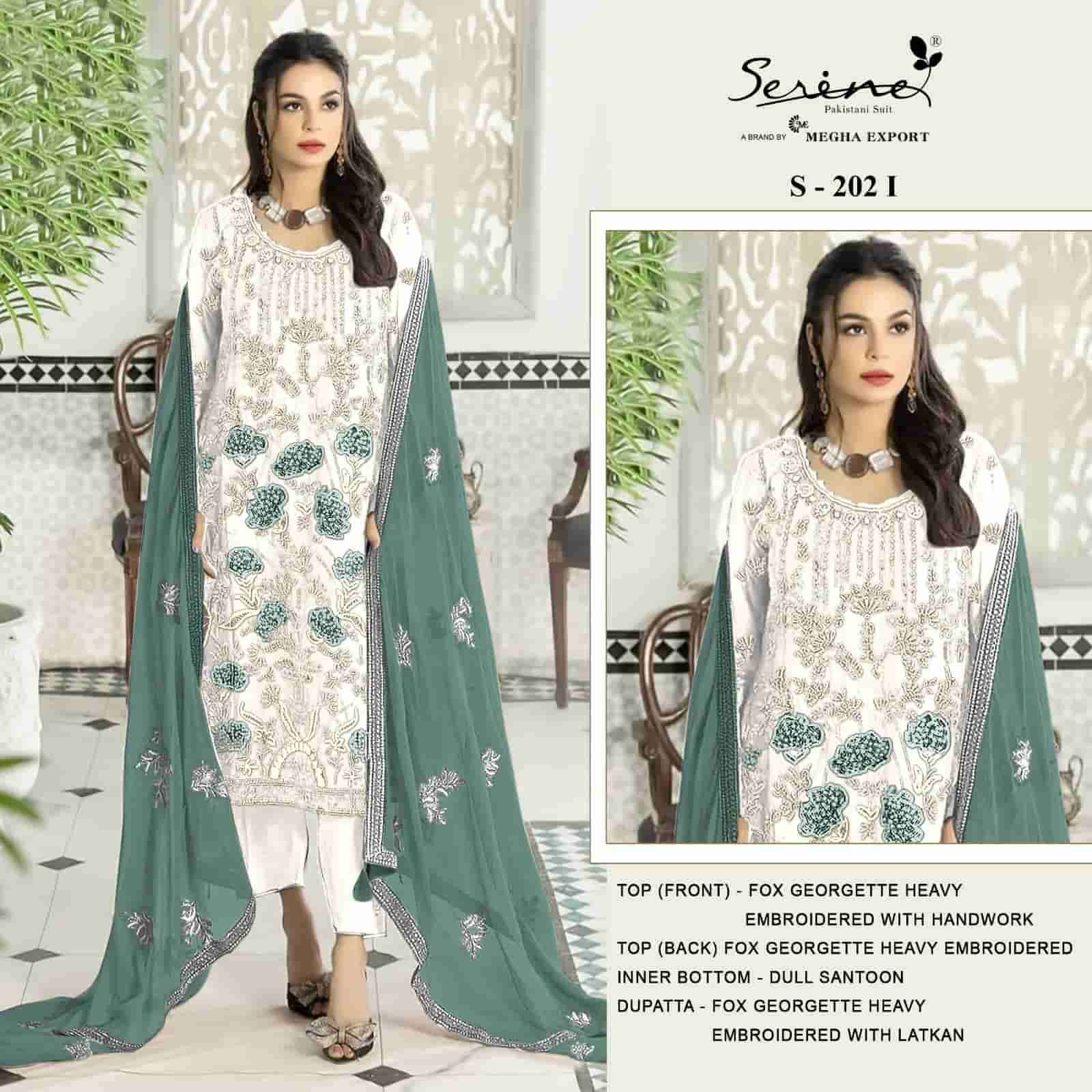 Megha Export S 202 Colors Designer Style Georgette Pakistani Suit Wholesalers view 4