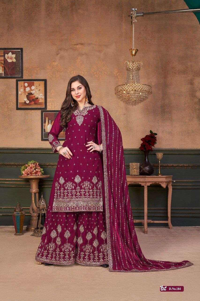 Aanaya Vaani Vol 18 Georgette Party Wear Palazzo Style Suit view 8