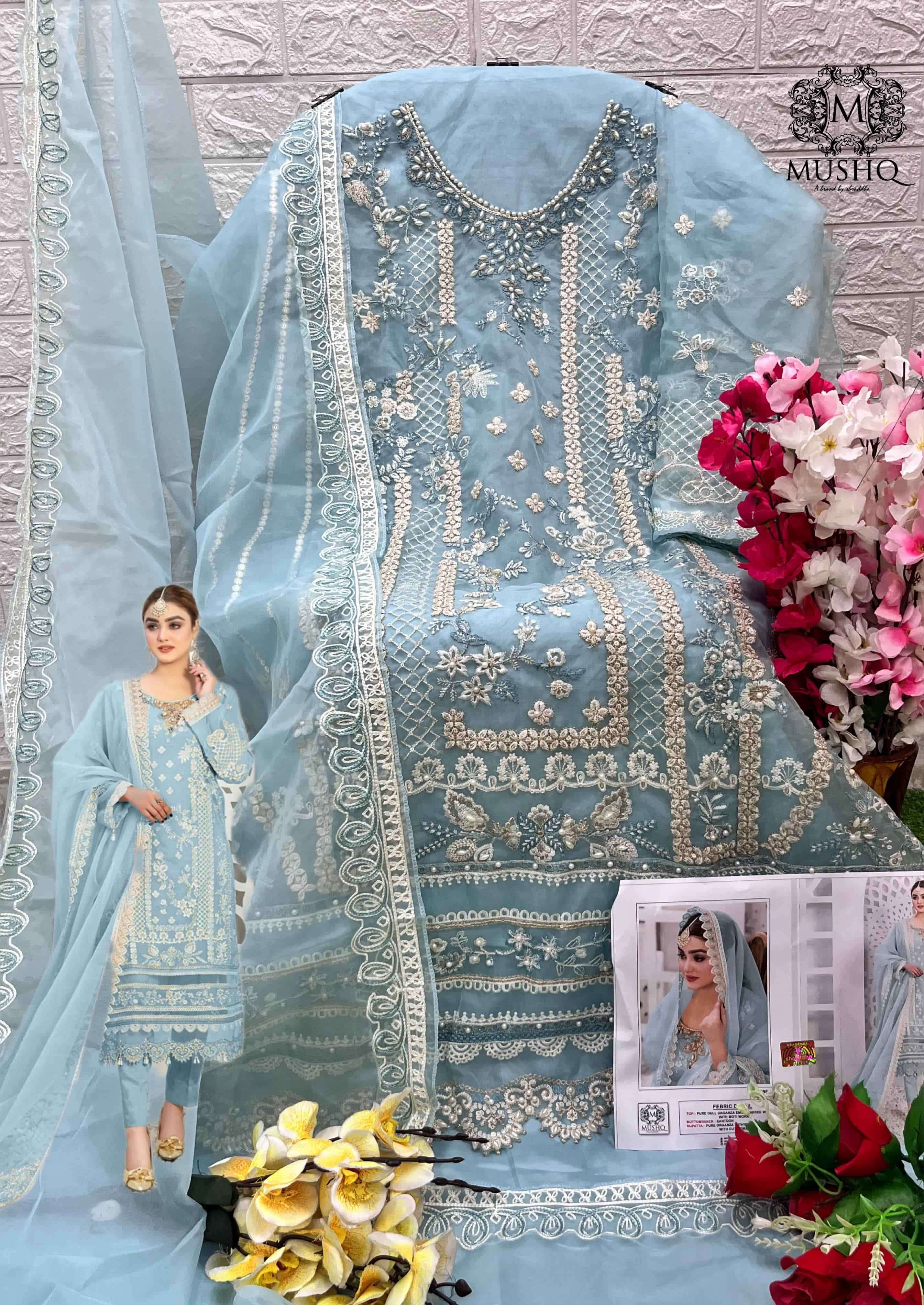 Mushq M-296 A Pakistani Designer Salwar Suit view 2