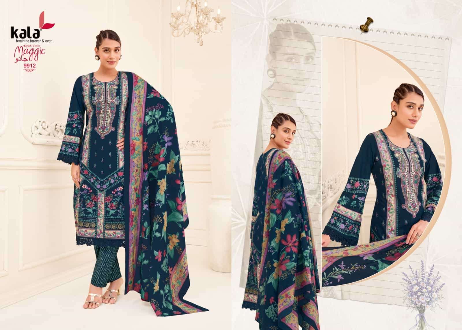 Kala Maggic Vol 25 Pakistani Print Cotton Salwar Suit view 15