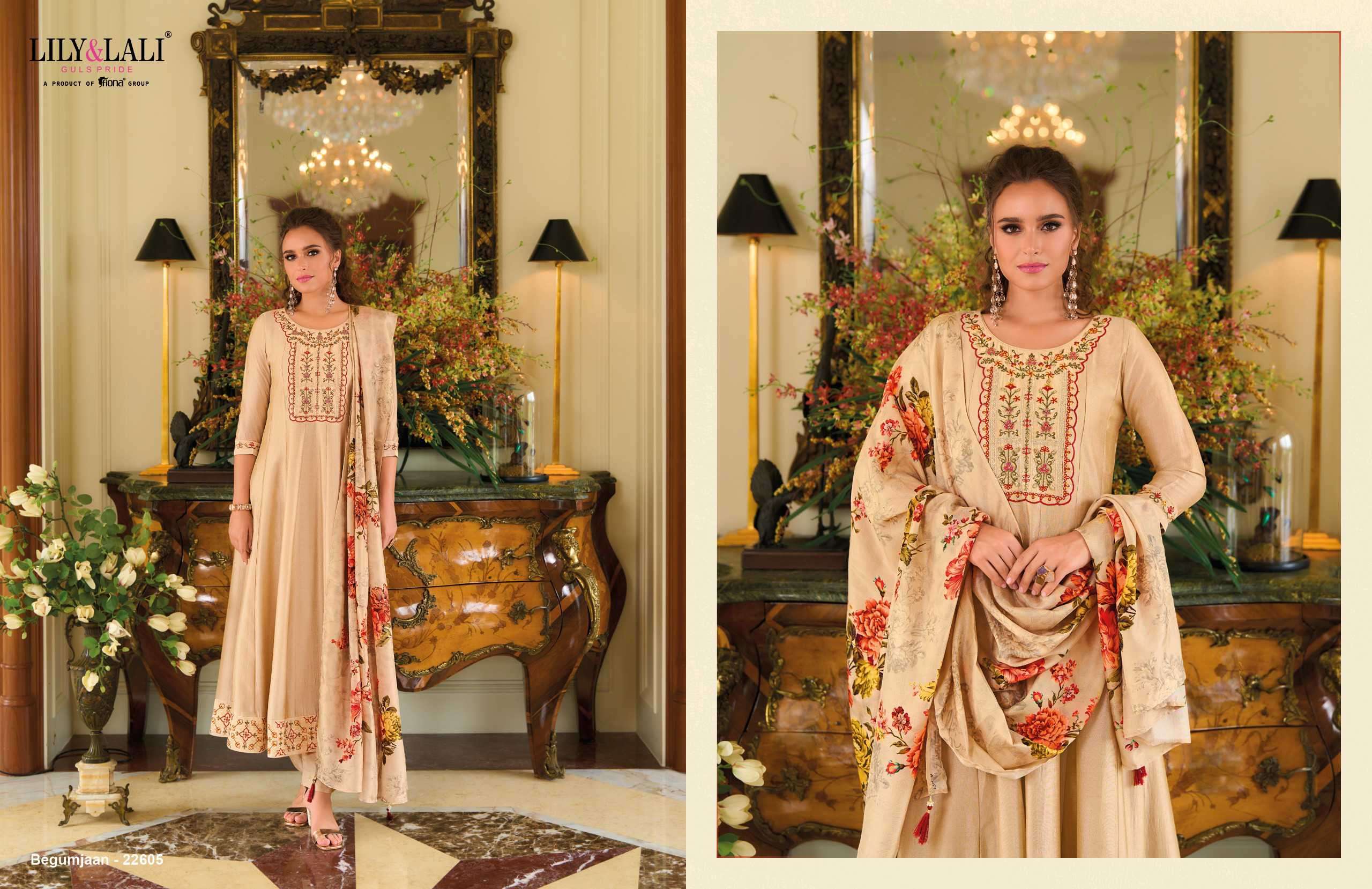 Lily & Lali Begum Jaan Anarkali Suit view 5