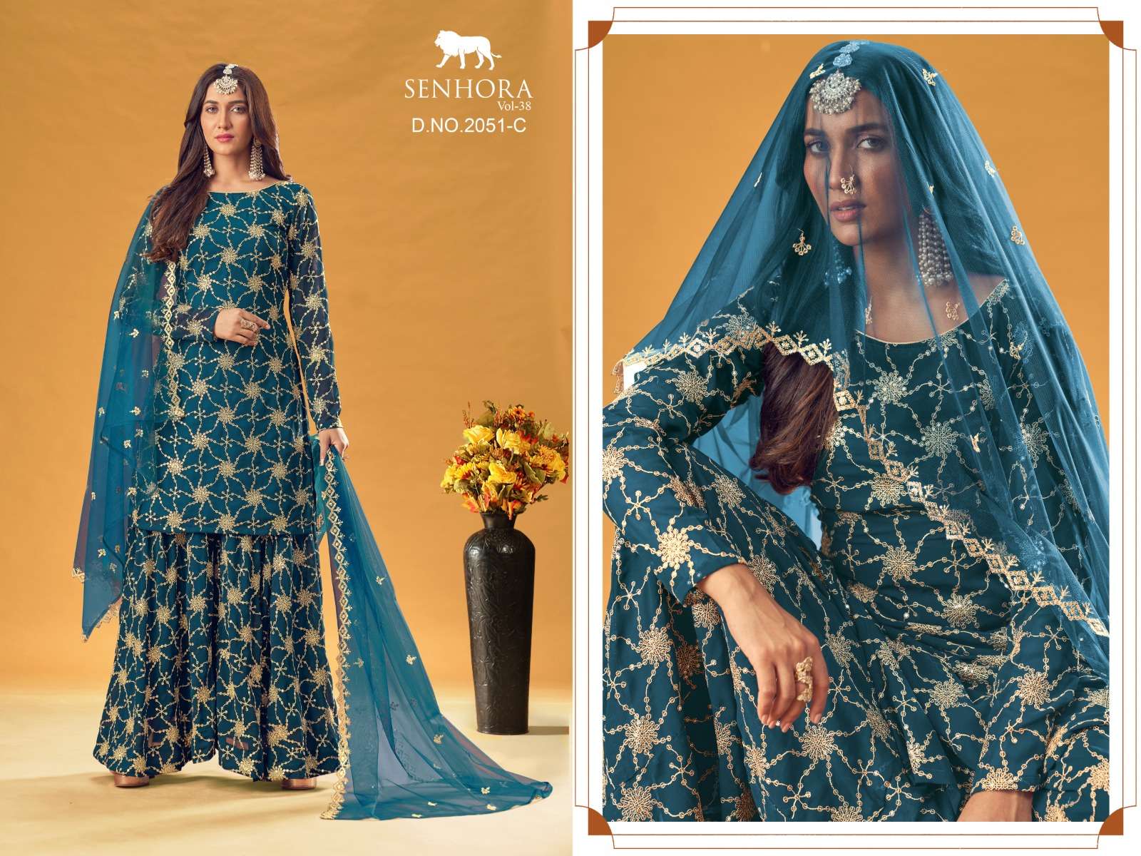 Senhora Vol 38 Colors Designer Readymade Salwar Suit Catalog Wholasaler view 5