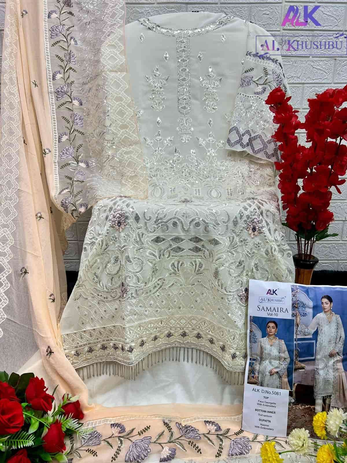 Al Khushbu Heavy Embroidered Designer Salwar Suit view 2