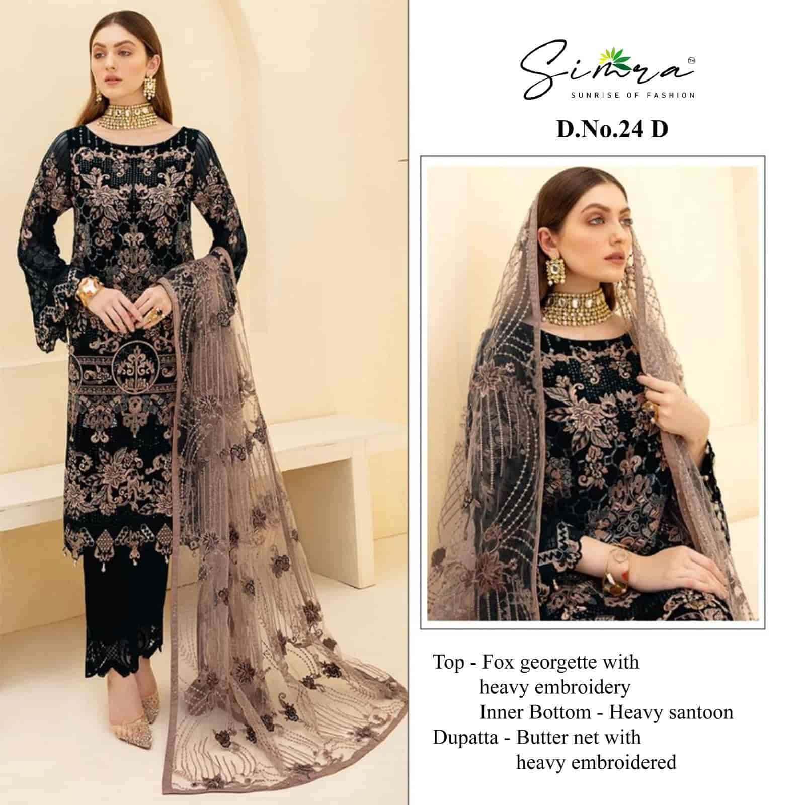 Simra Festive Georgette Embroidered Salwar Suit view 3