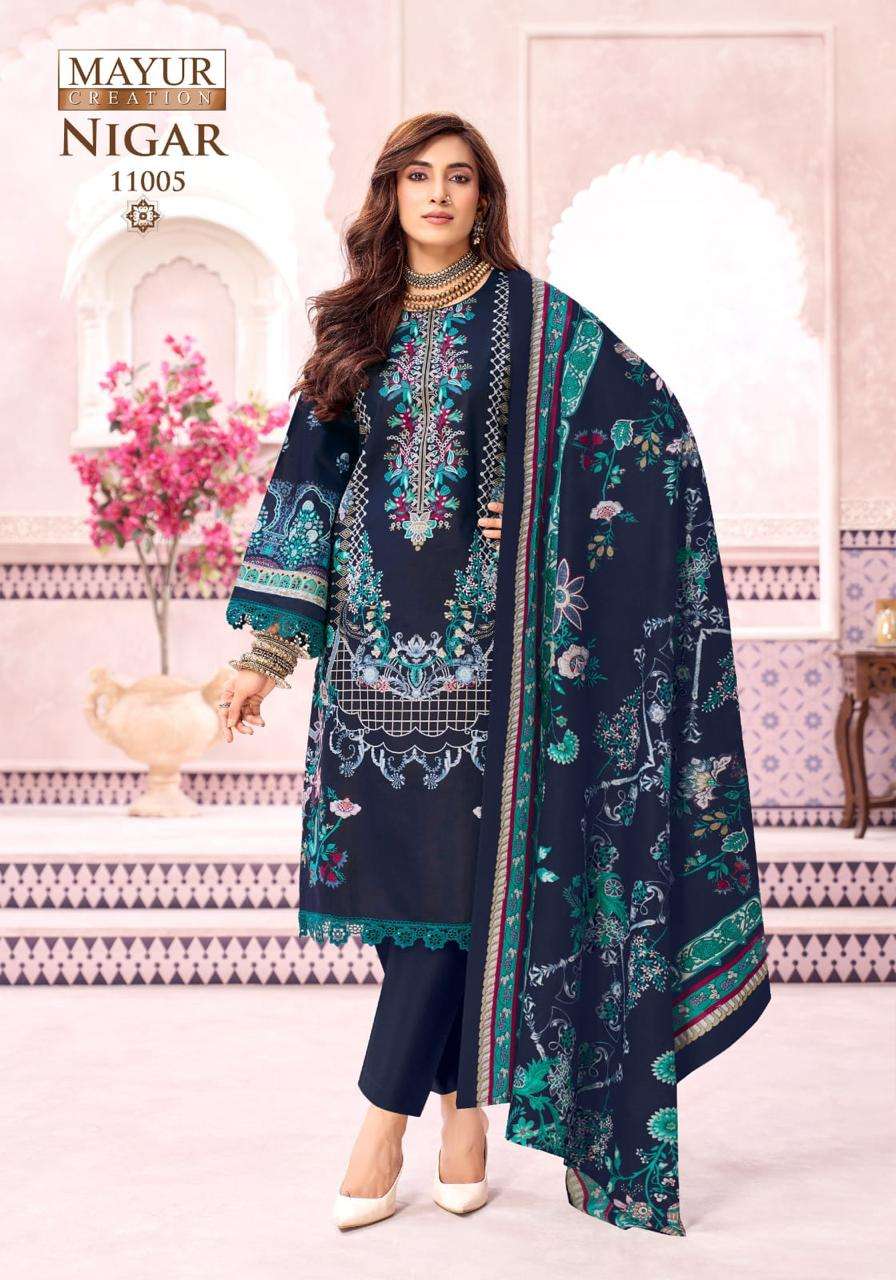 Mayur Nigar Vol 11 Cotton Unstitched Salwar Suit view 9