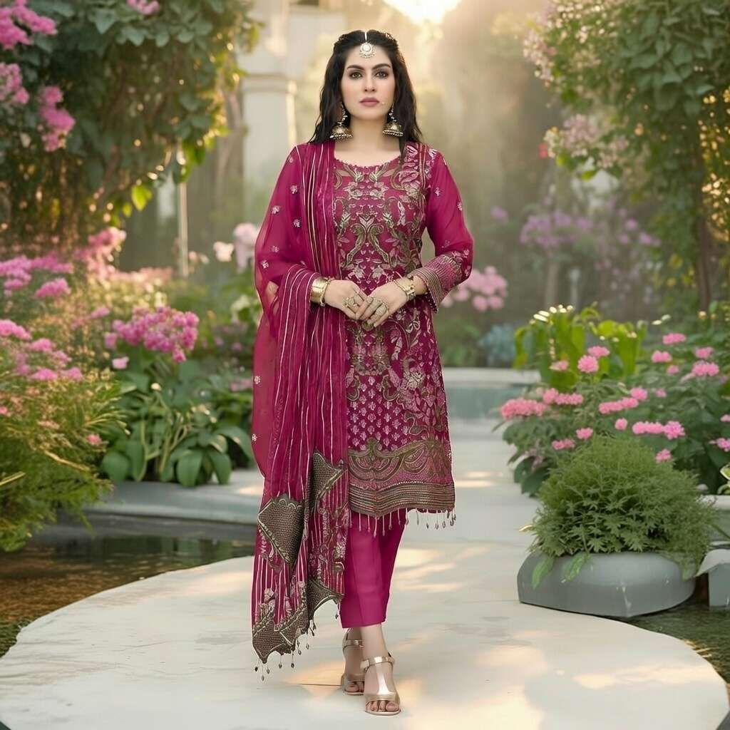 Shree Fabs Sf 5533 F Wedding Wear Pakistani Designer Suits view 2