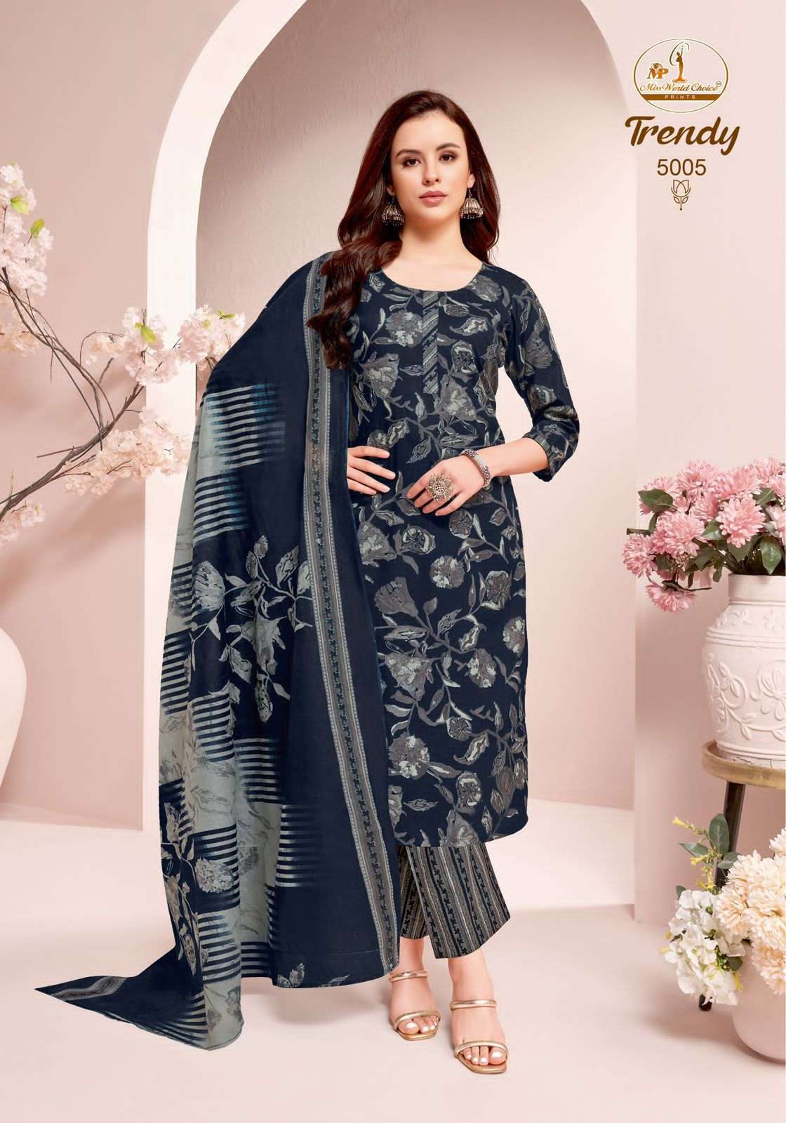 Miss World Choice Trendy Vol 5 Pure Cotton Dress view 10