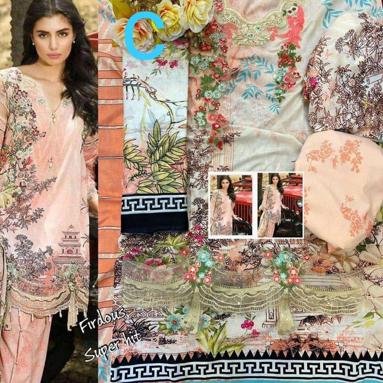 Deepsy 426 Firdous Super Hits Designs Pakistani Cotton Suits