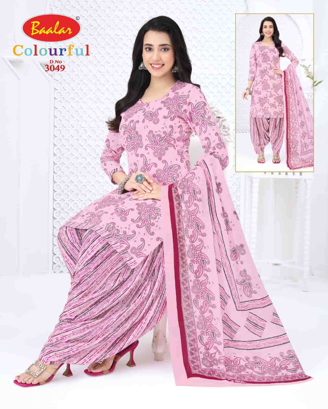 Baalar Colourful Vol 30 Pure Cotton Unstitch Salwar Suit view 31