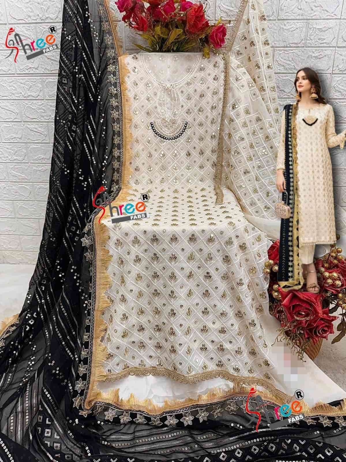 Shree Fabs S 5075 Colors Georgette Designer Pakistani Salwar Suit Wholesalers view 8