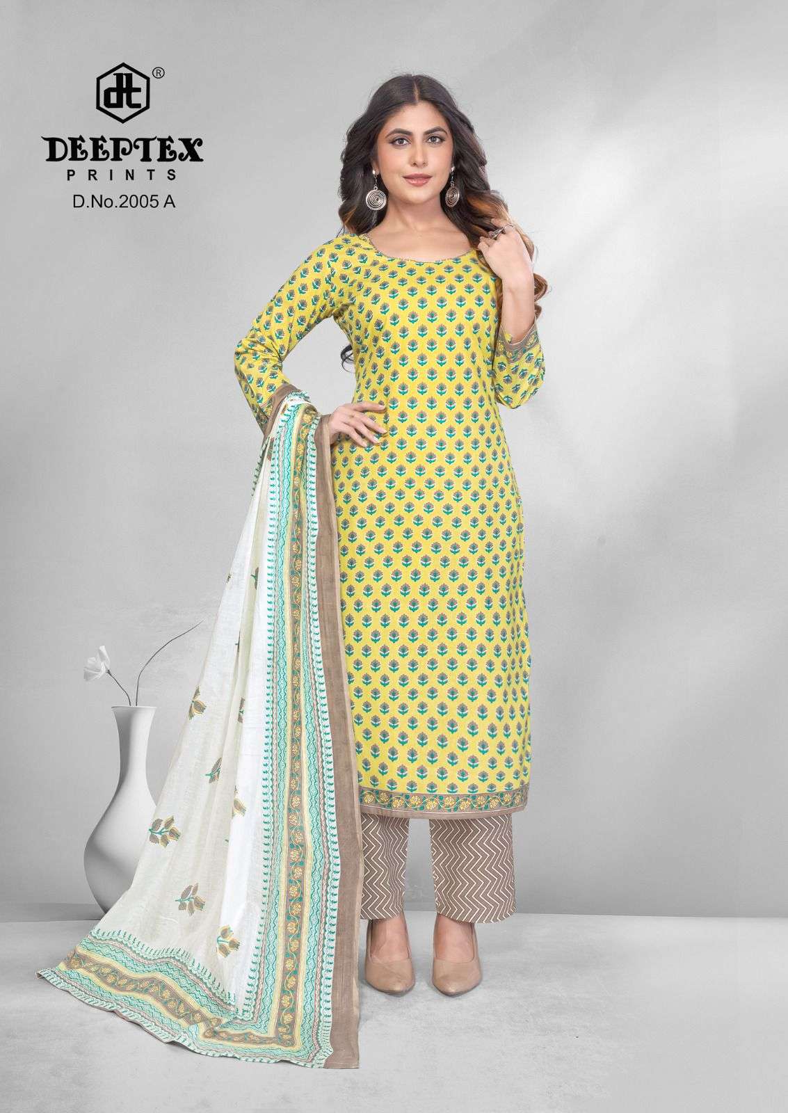 Deeptex 4 Colour Vol 2 Premium Wear Cotton Dress view 34