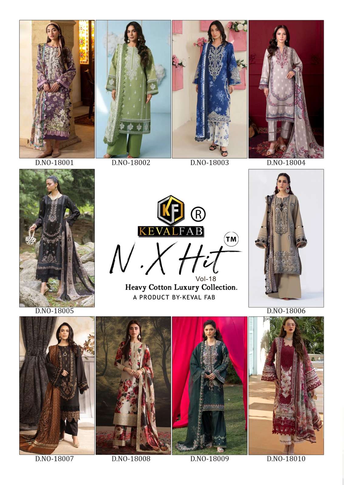 Keval Fab Nx Hit Vol 18 Cotton Dress Material view 4