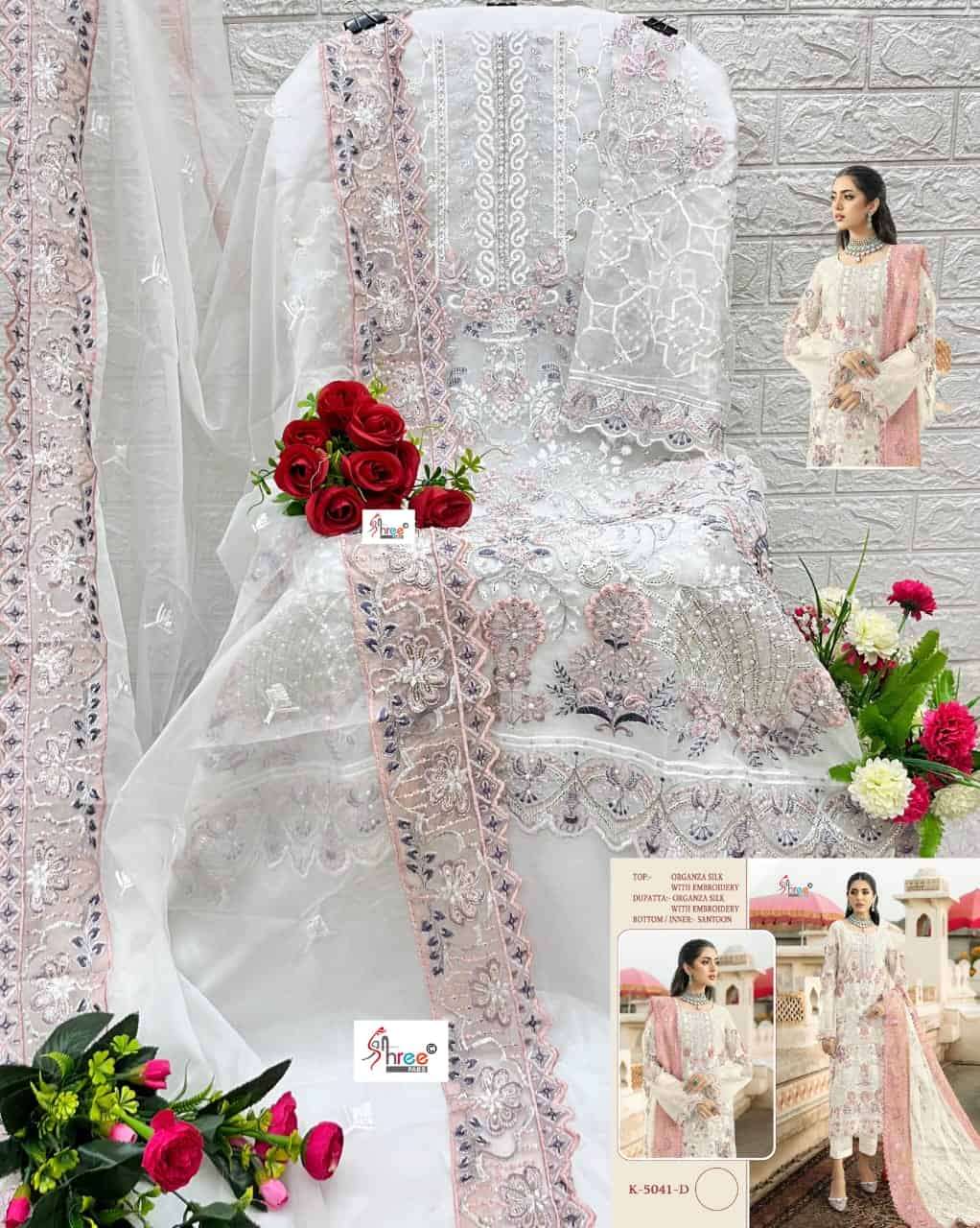 Shree Fabs K 5041 Colors Pakistani Festive Wear Style Heavy Embroidered Suit view 6