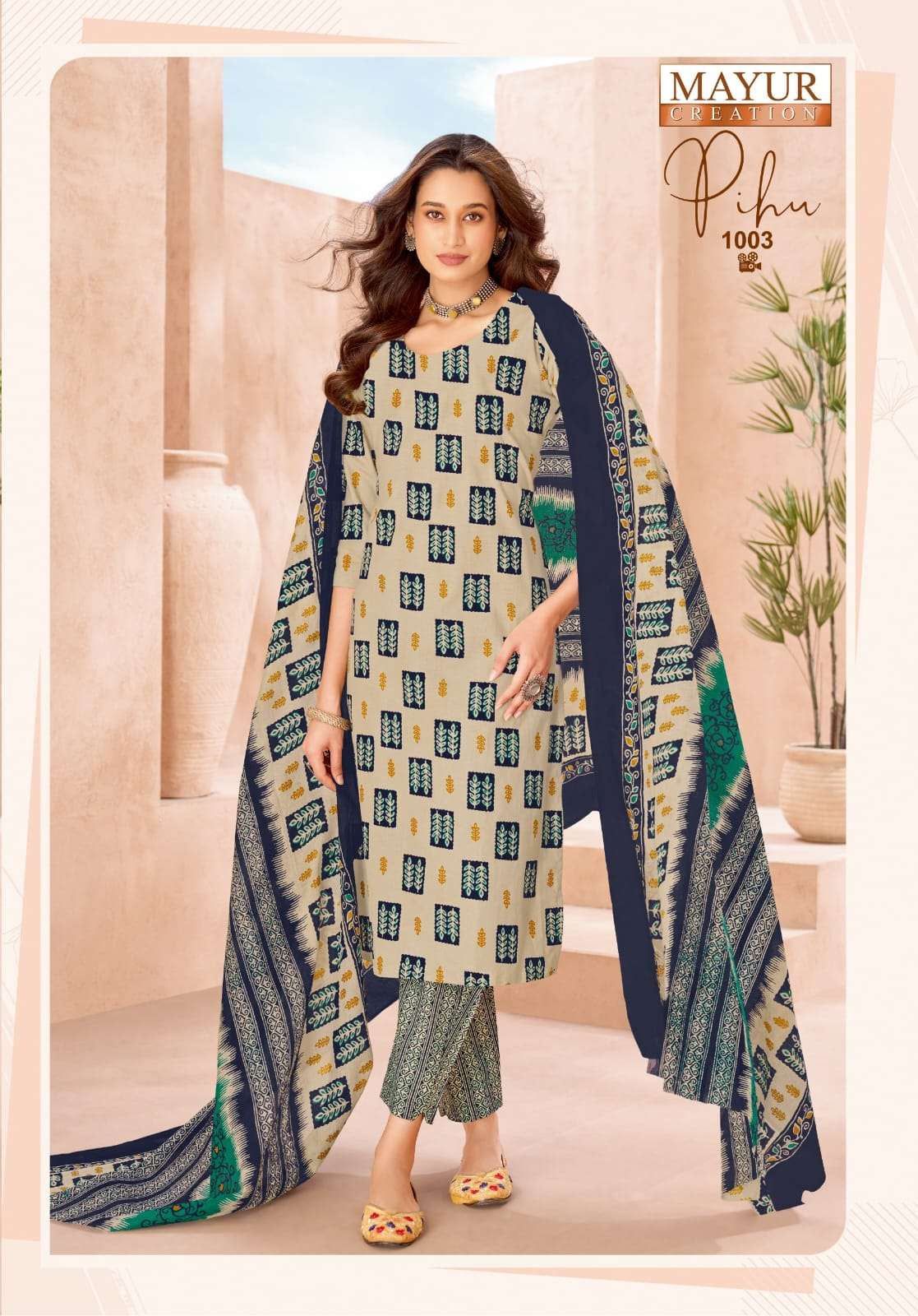 Mayur Pihu Vol 1 Printed Cotton Ladies Suit view 2