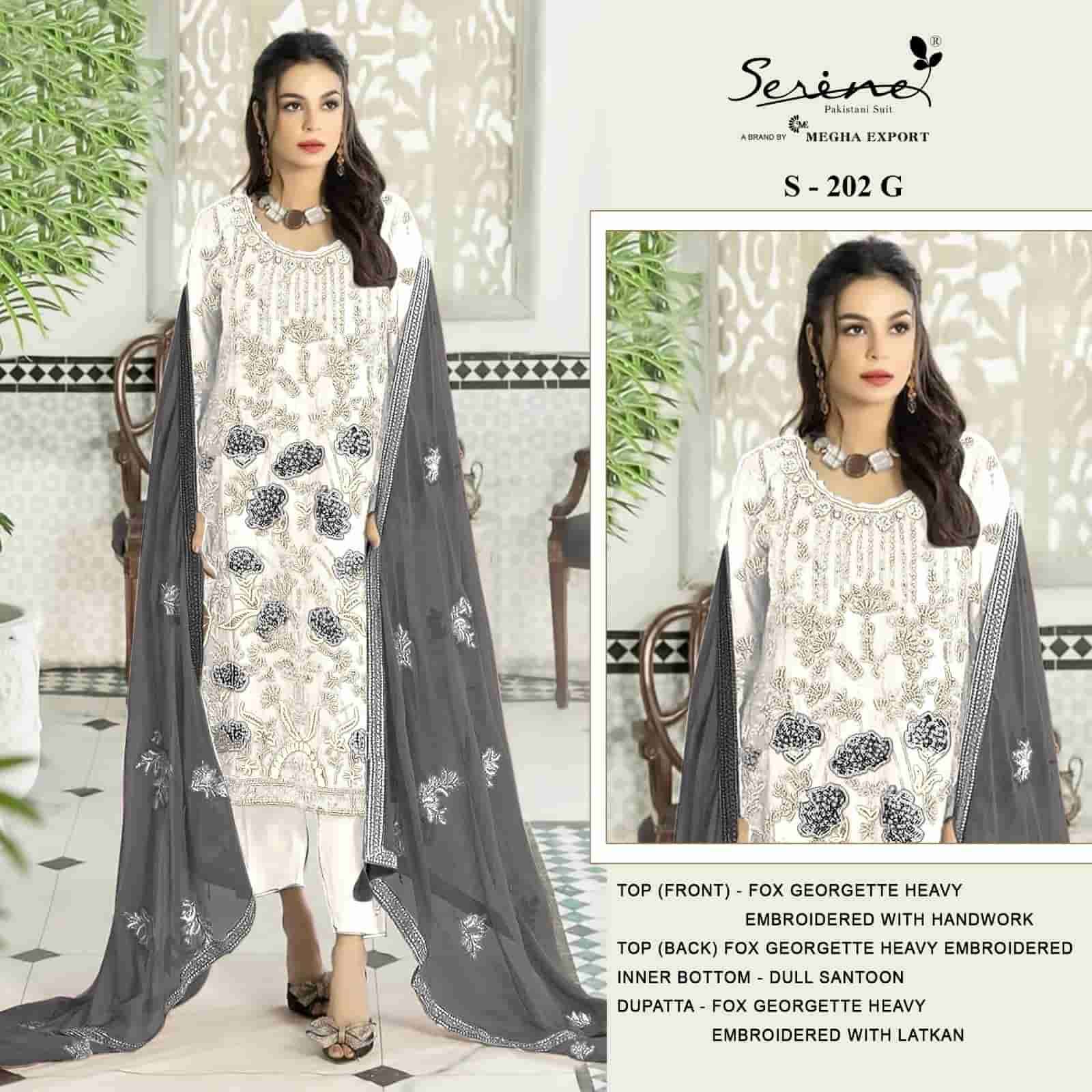 Megha Export S 202 Colors Designer Style Georgette Pakistani Suit Wholesalers view 3