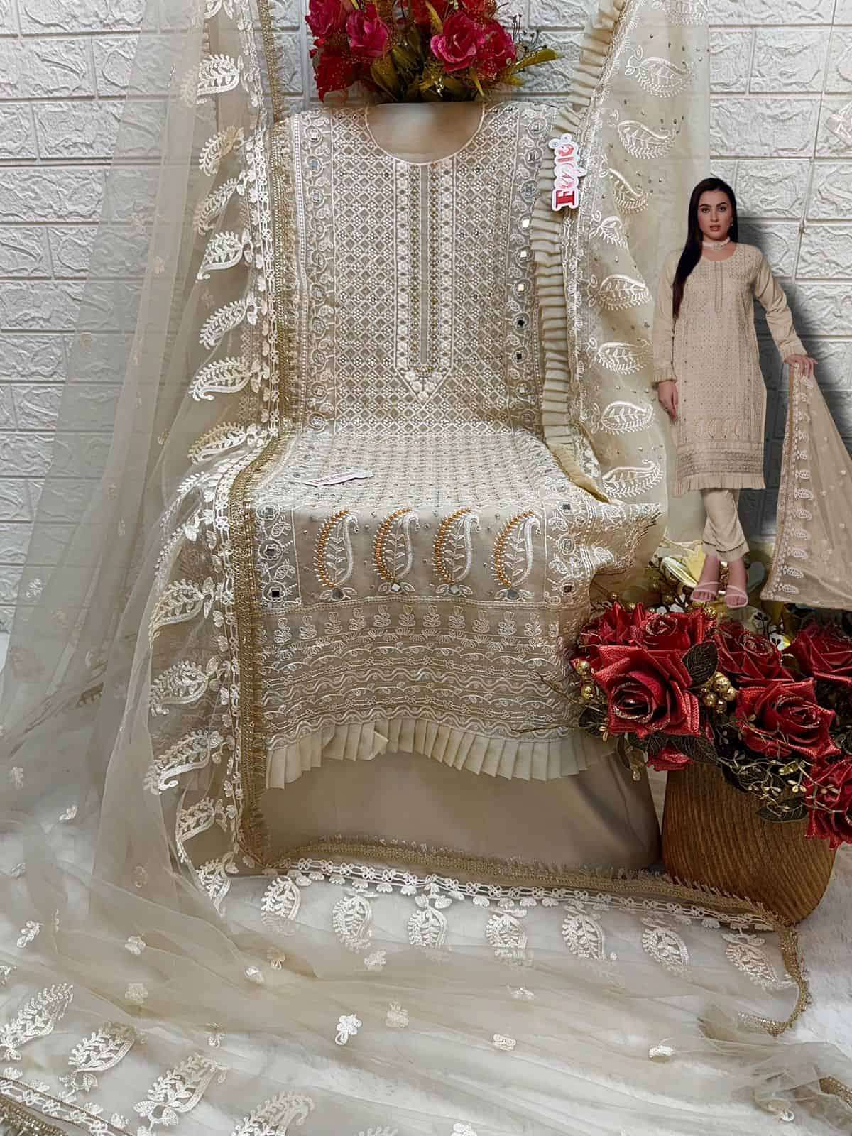 Fepic C 1599 Colors Heavy Designer Pakistani Style Festive Wear Suit Wholesalers view 7