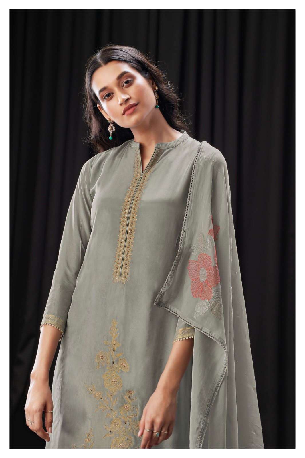 Ganga Lilie 1697 Fancy Silk Latest Unstitch Suit Branded Collection view 3
