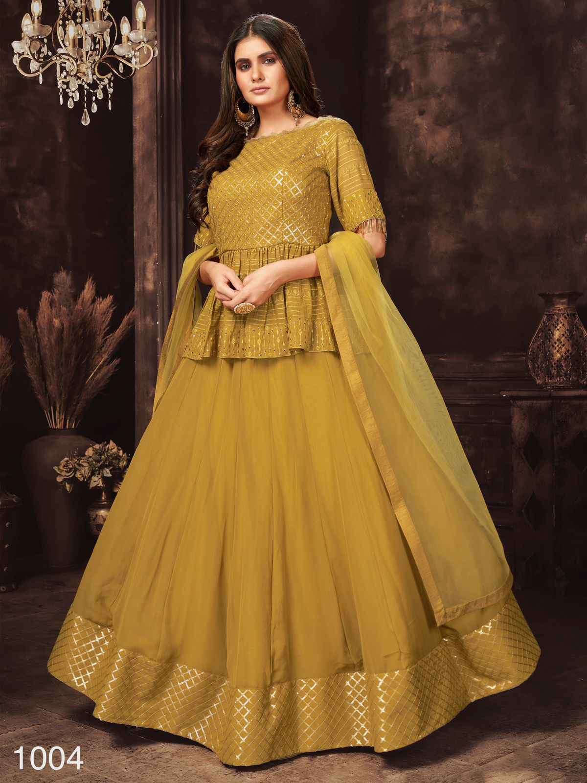 Anjani Art Couture Collection Vol 1 1001 To 1006 Partywear Designer Outfit view 4
