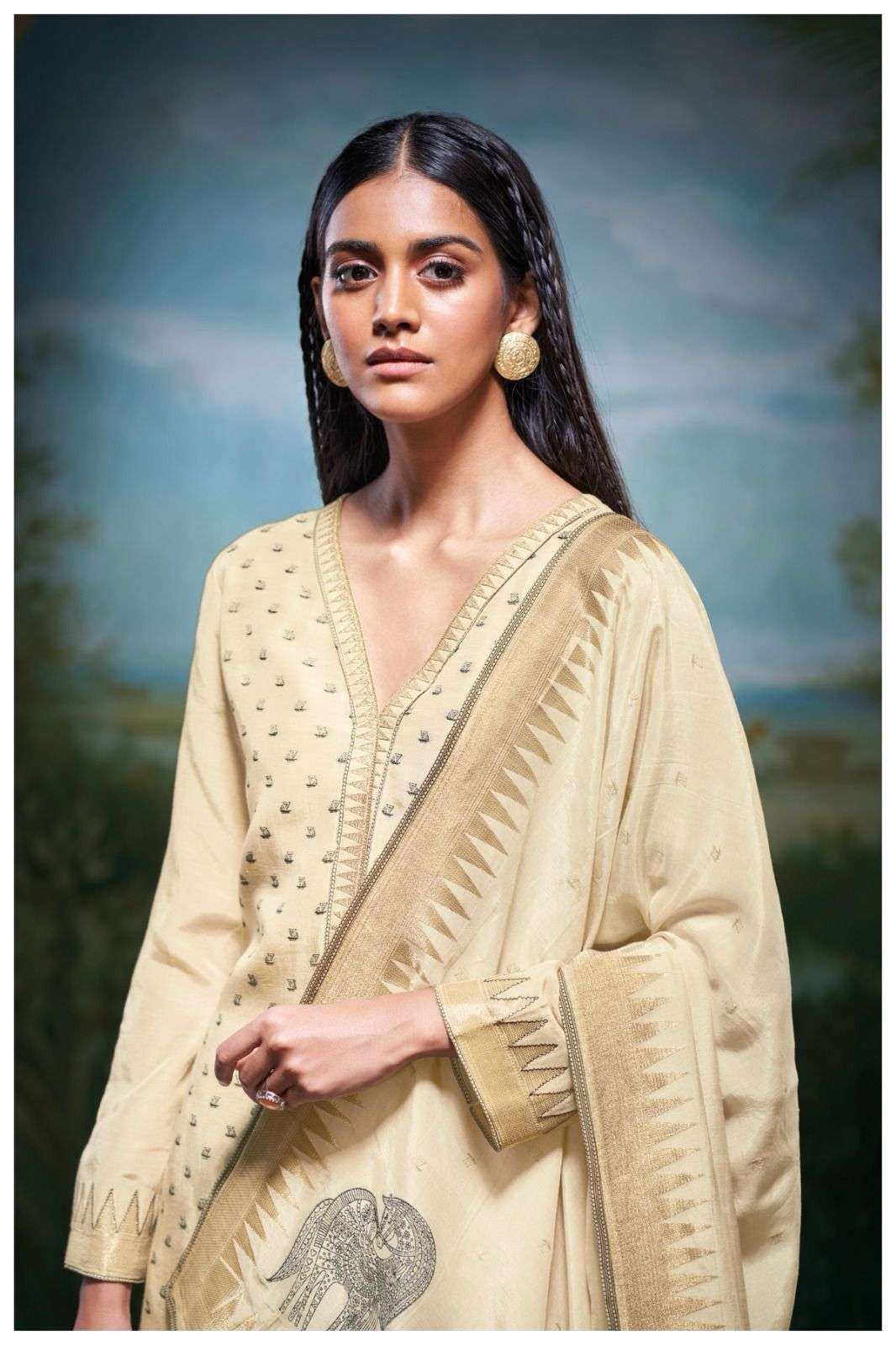 Ganga Olivia 3407 Designer Silk Salwar Suit Latest Design at Best Price view 2
