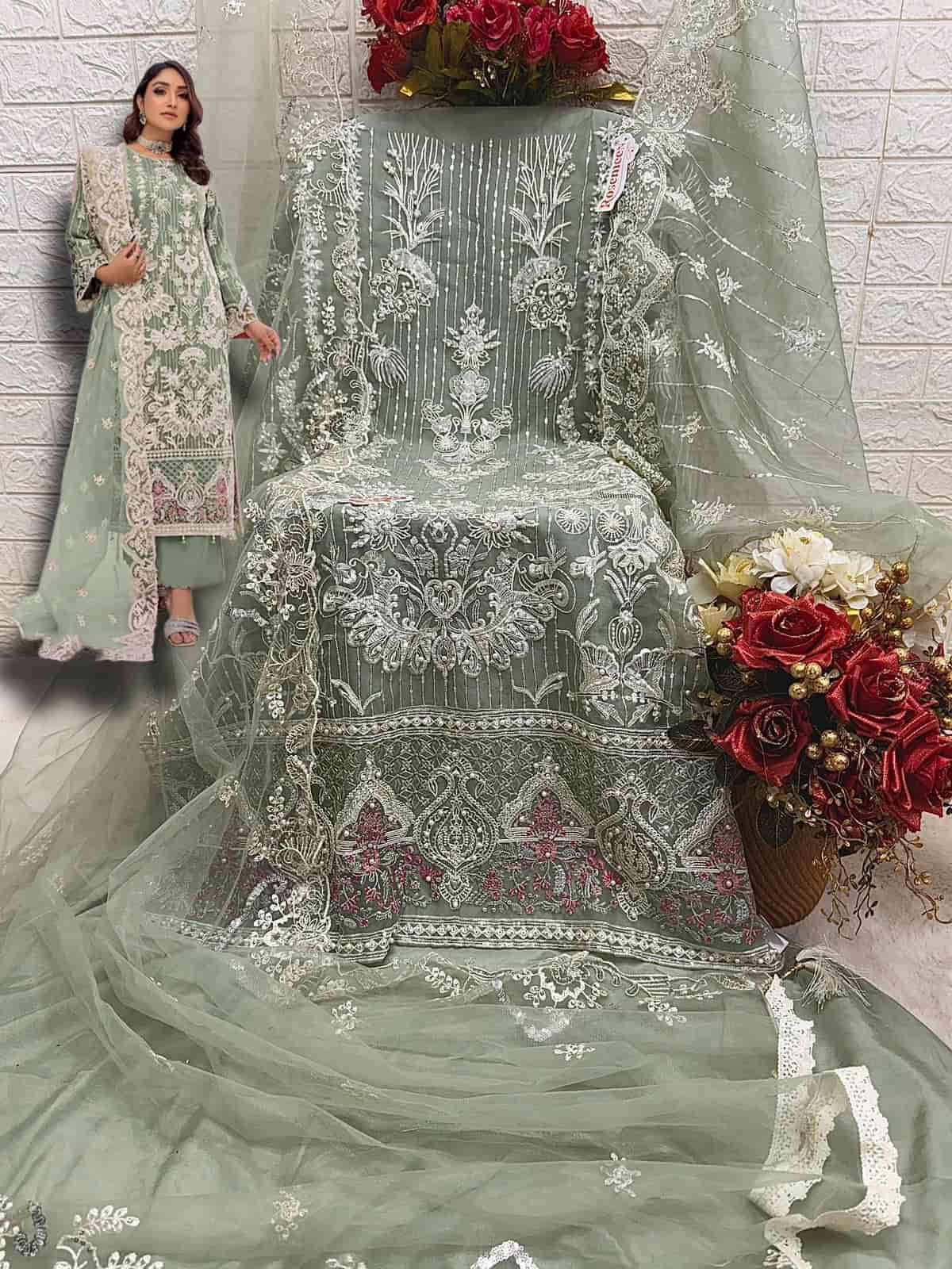 Fepic C 1761 Colors Heavy Designer Style Pakistani Embroidered Dress Exporter view 5