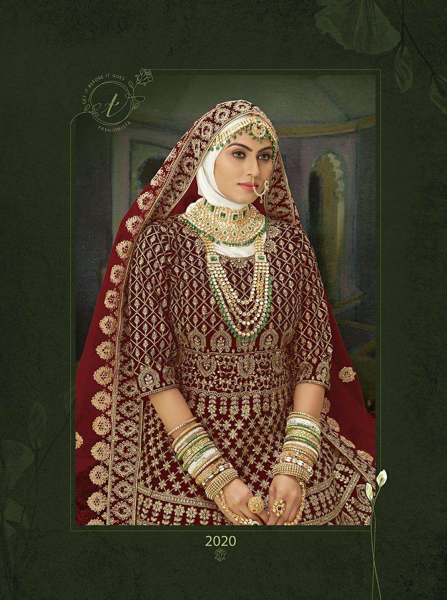 Senhora Peplum Bridal heritage Vol 8 Designer Heavy Work Bridal Dress Collection view 7
