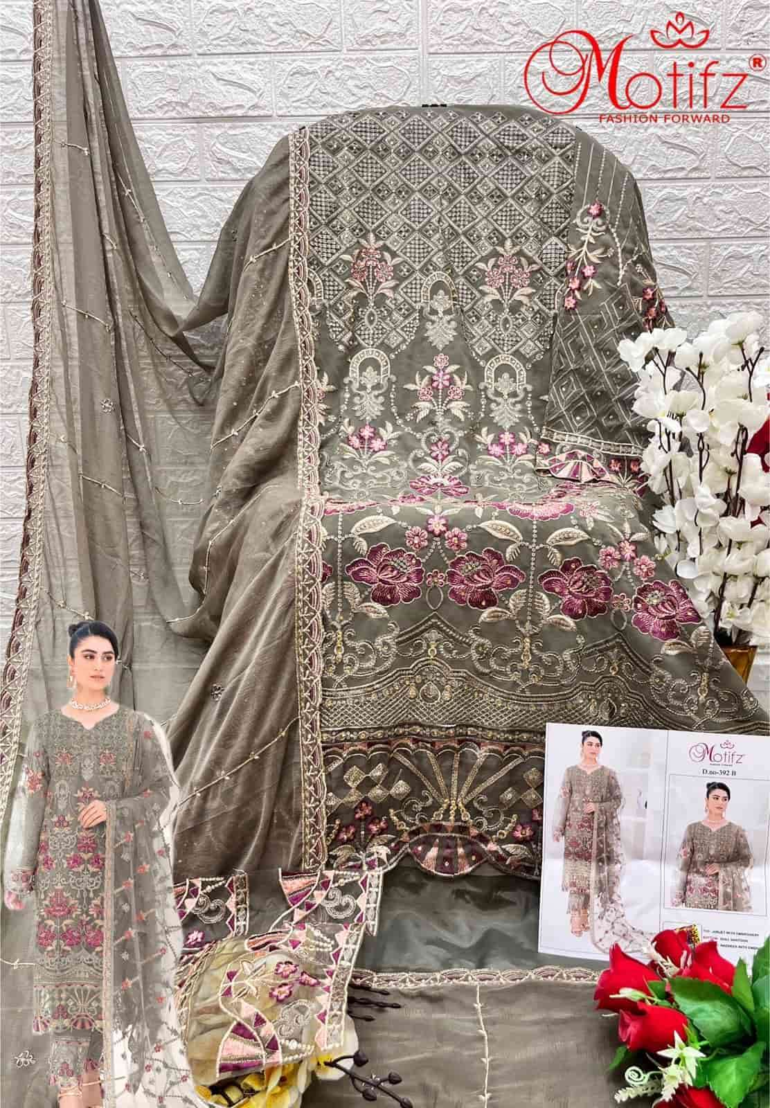 Motifz 392 Colors Pakistani Festive Wear Style Designer Salwar Suit Wholesalers view 9