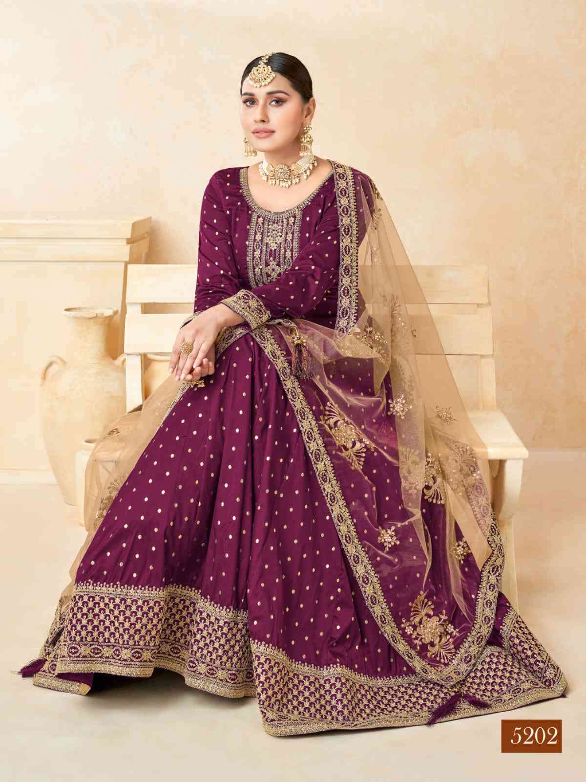 Aanaya Vol 152 Wedding Wear Anarkali view 5