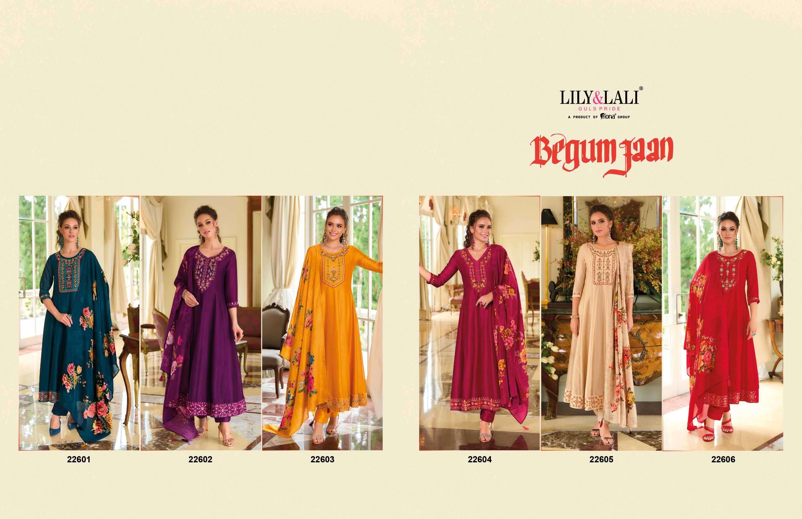 Lily & Lali Begum Jaan Anarkali Suit view 16