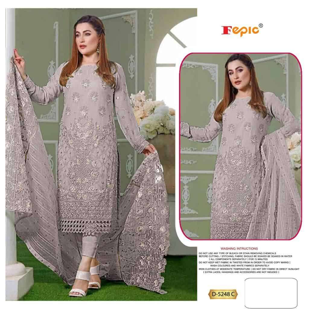 Fepic D 5248 Colors Pakistani Festive Wear Salwar Suit Wholasaler view 5