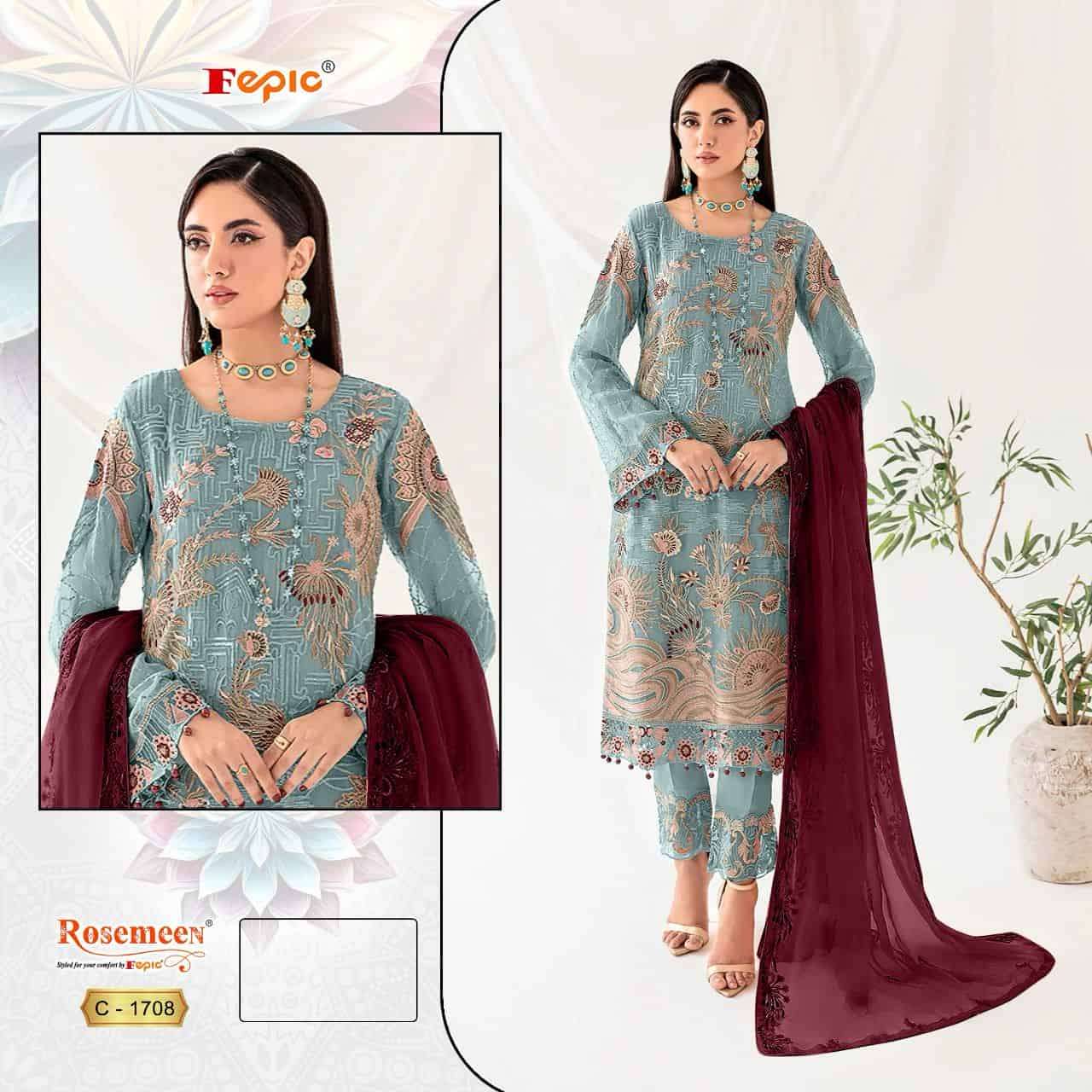Fepic Rosemeen Embroidered Pakistani Salwar Suit