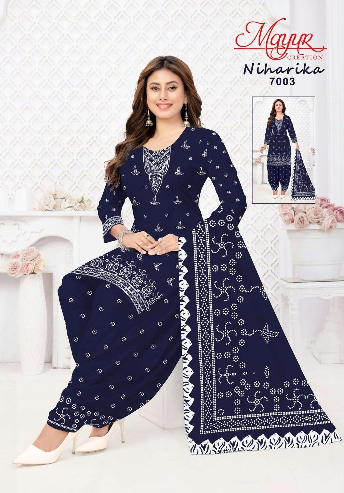Mayur Niharika Vol 7 Pure Cotton Dress Material view 14
