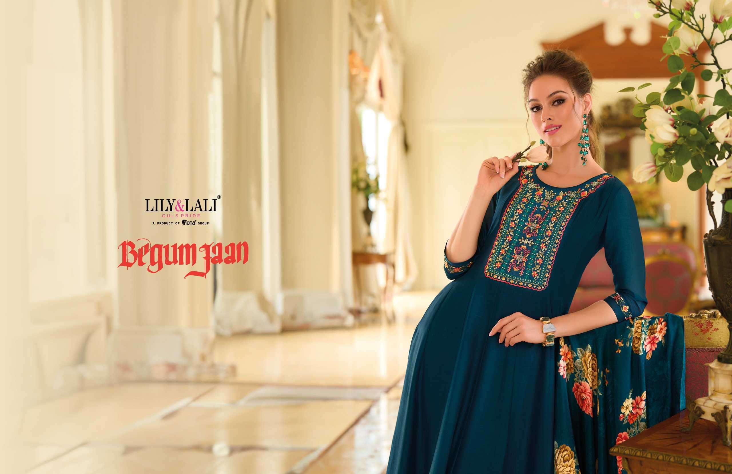Lily & Lali Begum Jaan Anarkali Suit view 13