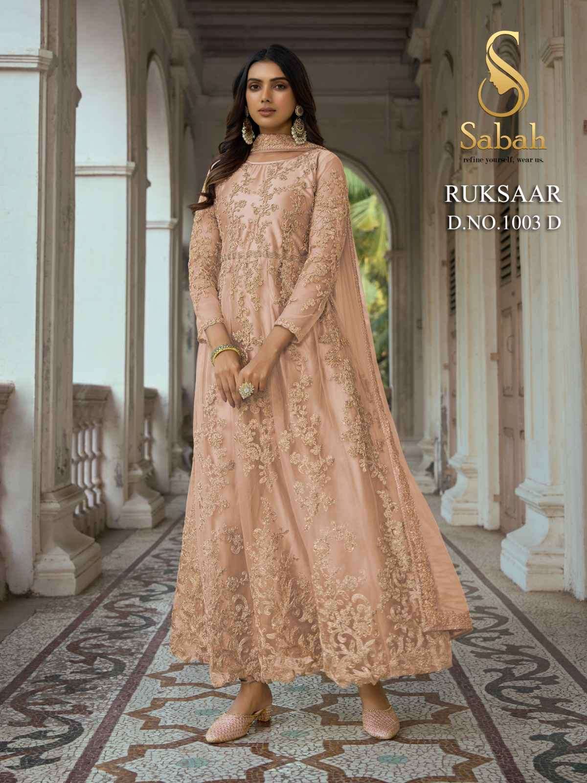 FK Fashion Sabah Ruksaar 1003 Colors Designer Wedding Wear Dress New Collection view 3
