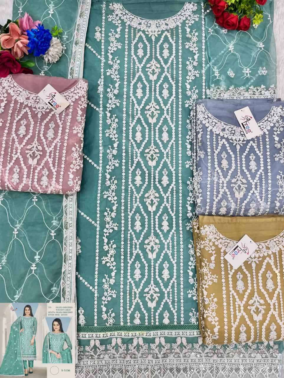 Shree Fabs S 5136 Pakistani Festive Wear Style Designer Suit Exporter
