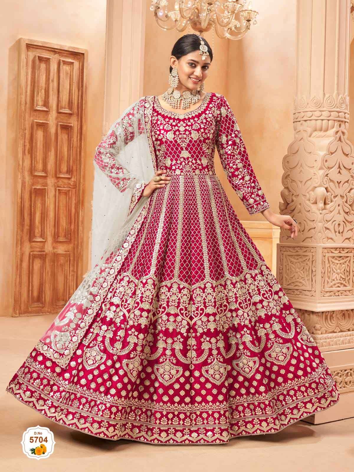 Aanaya Vol 157 Heavy Designer Bridal Wear Gown view 2