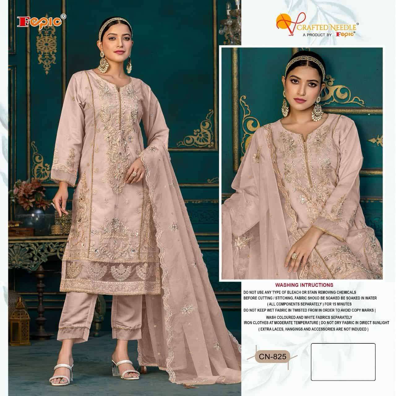 Crafted Needle CN 825 Pakistani Style Suit view 4