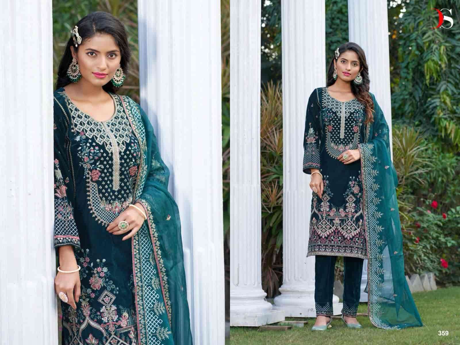 Deepsy Velvet 23 - 4 Winter Wear Style Heavy Designer Salwar Suit Exporters view 2