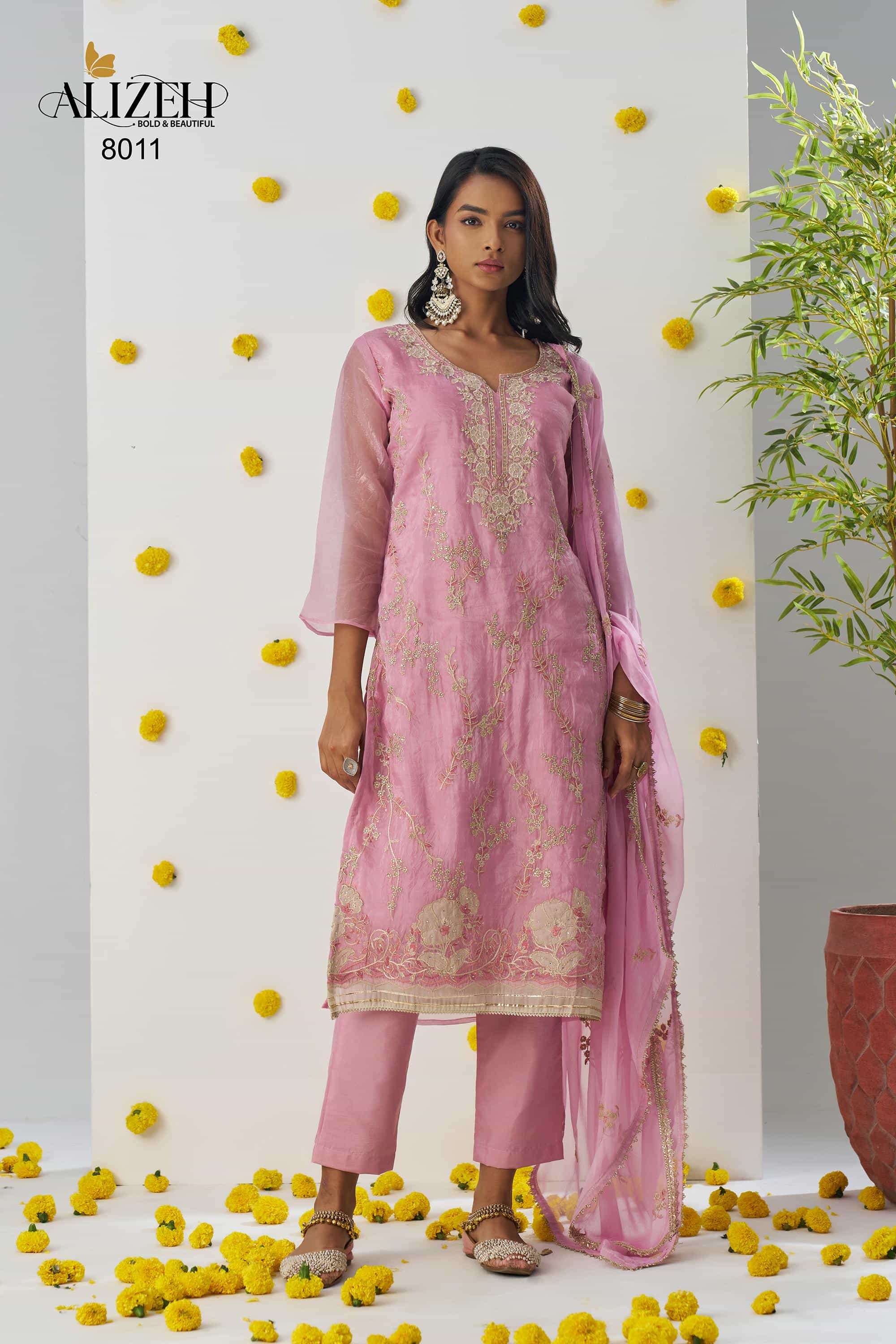 Alizeh Raag 4 Colors Pakistani Salwar Suit Collection At Price view 11
