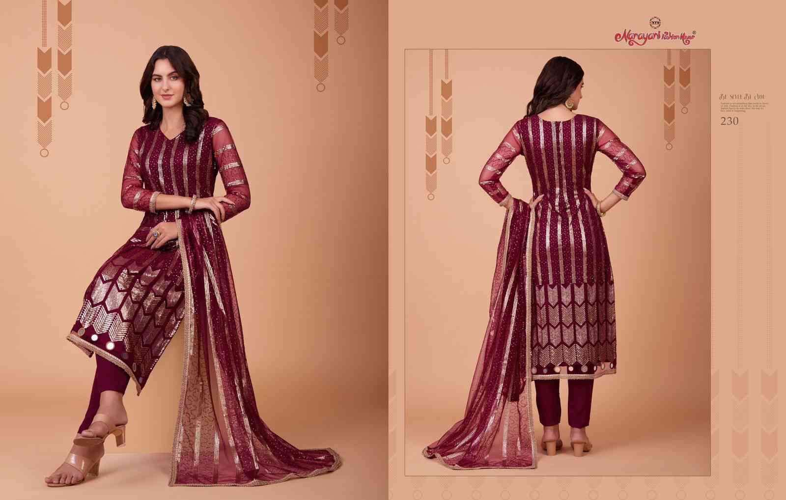 Narayani Zehra Vol 3 Heavy Net Party Wear Unstitch Dress New Designs view 5