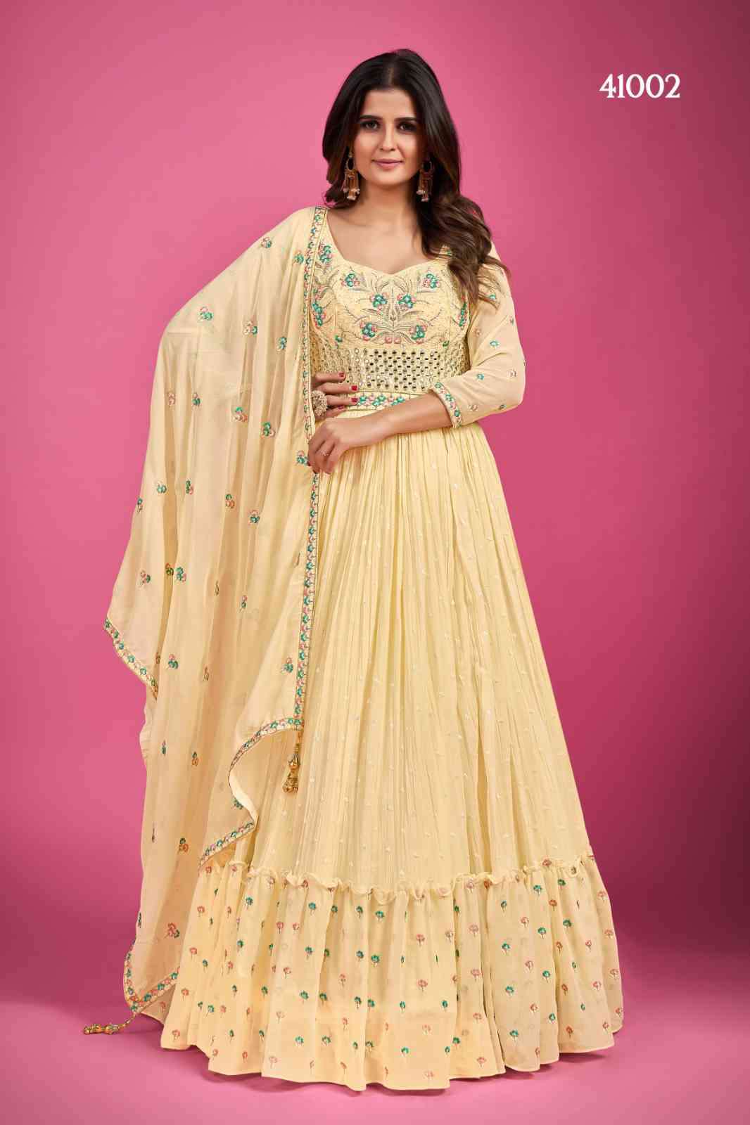 Arya Designs Zoya Vol 1 Designer Flair Party Wear Gown New Catalog view 5