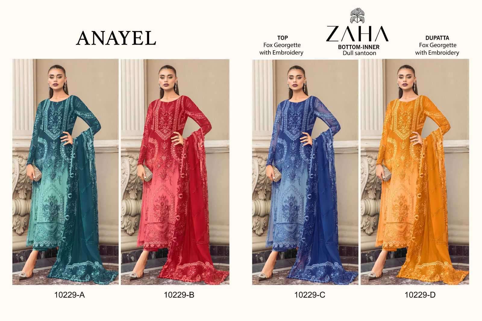 Zaha Anayel Vol 1 Pakistani Designer Salwar Suit view 5