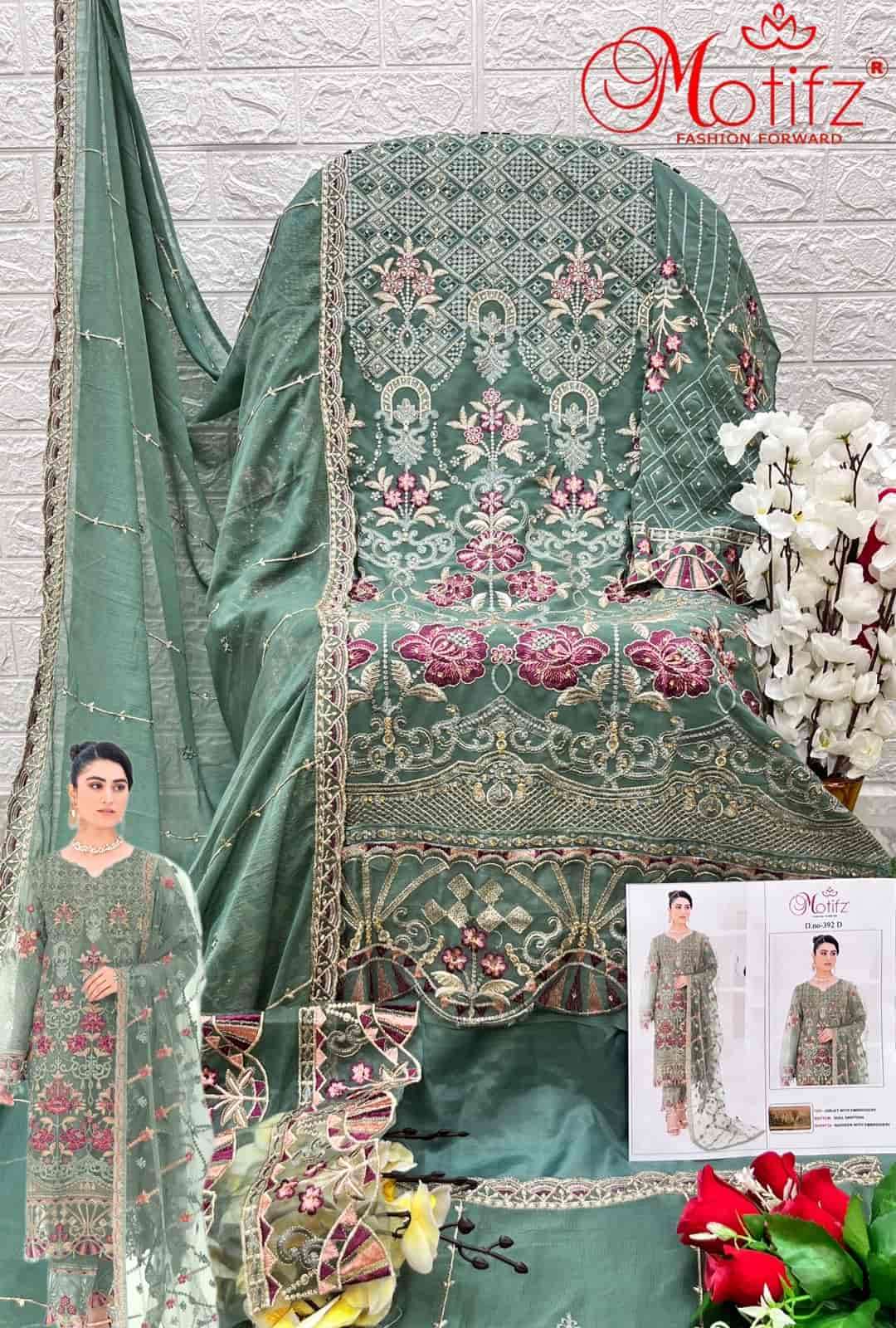 Motifz 392 Colors Pakistani Festive Wear Style Designer Salwar Suit Wholesalers view 8