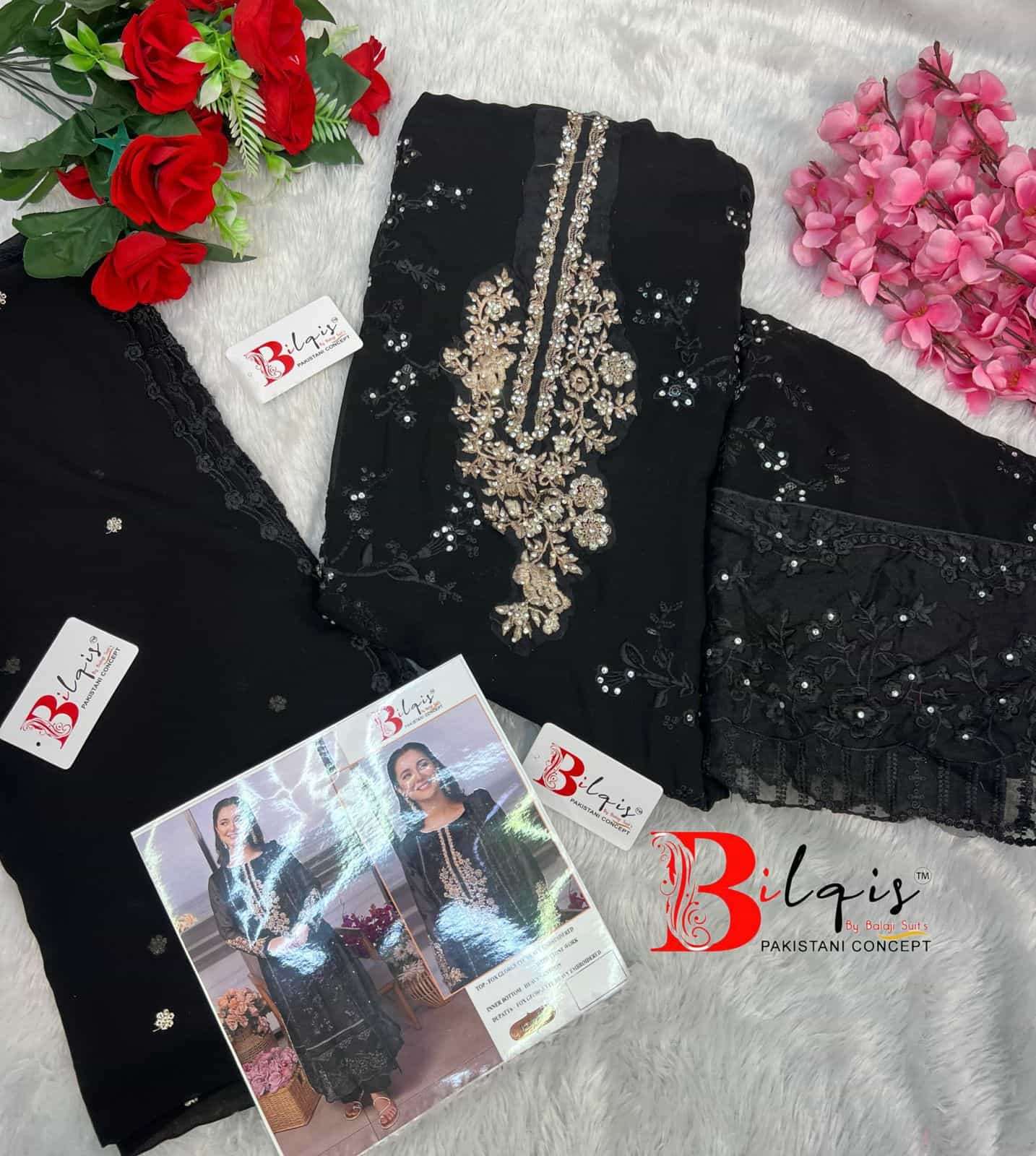 Bilqis B 24 Festive Wear Style New Latest Designer Unstitched Suit view 4