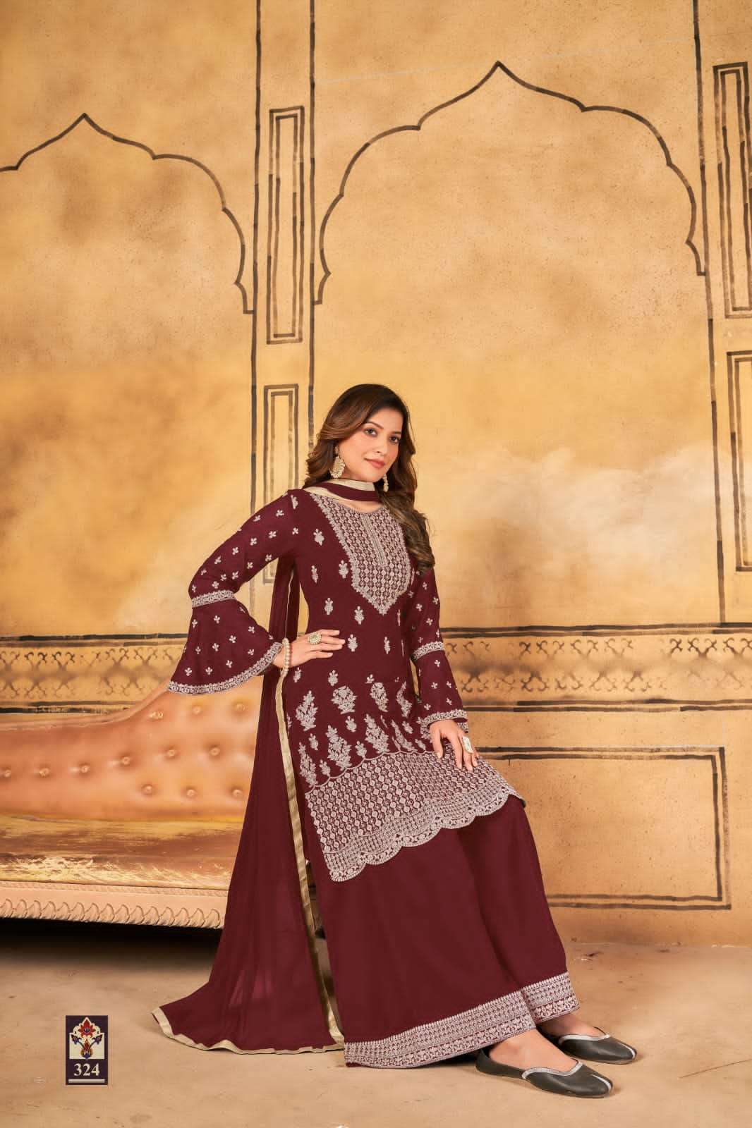 Aanaya Vaani Vol 32 Exclusive Party Wear Georgette Suit Designs view 9