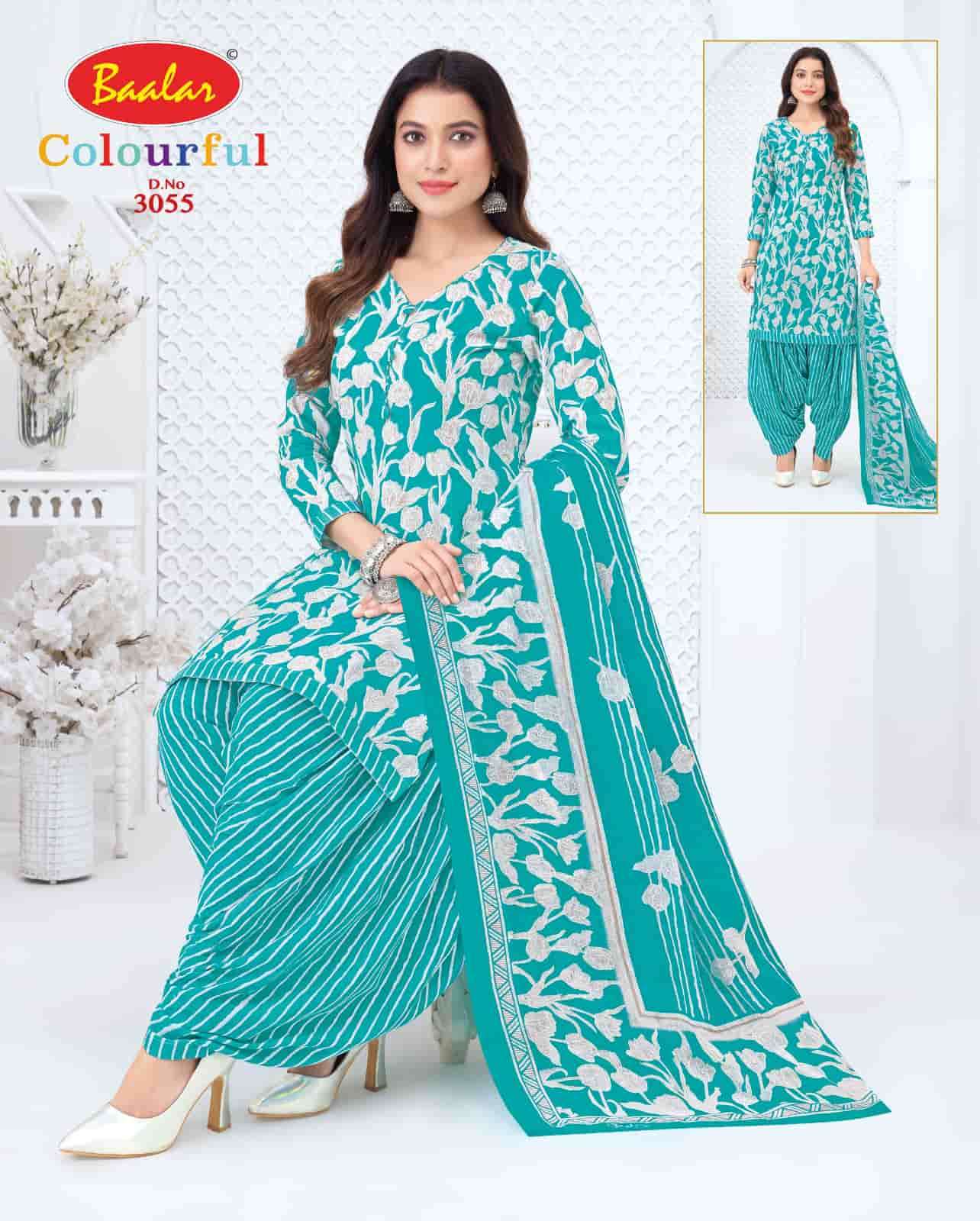Baalar Colourful Vol 30 Pure Cotton Unstitch Salwar Suit view 39