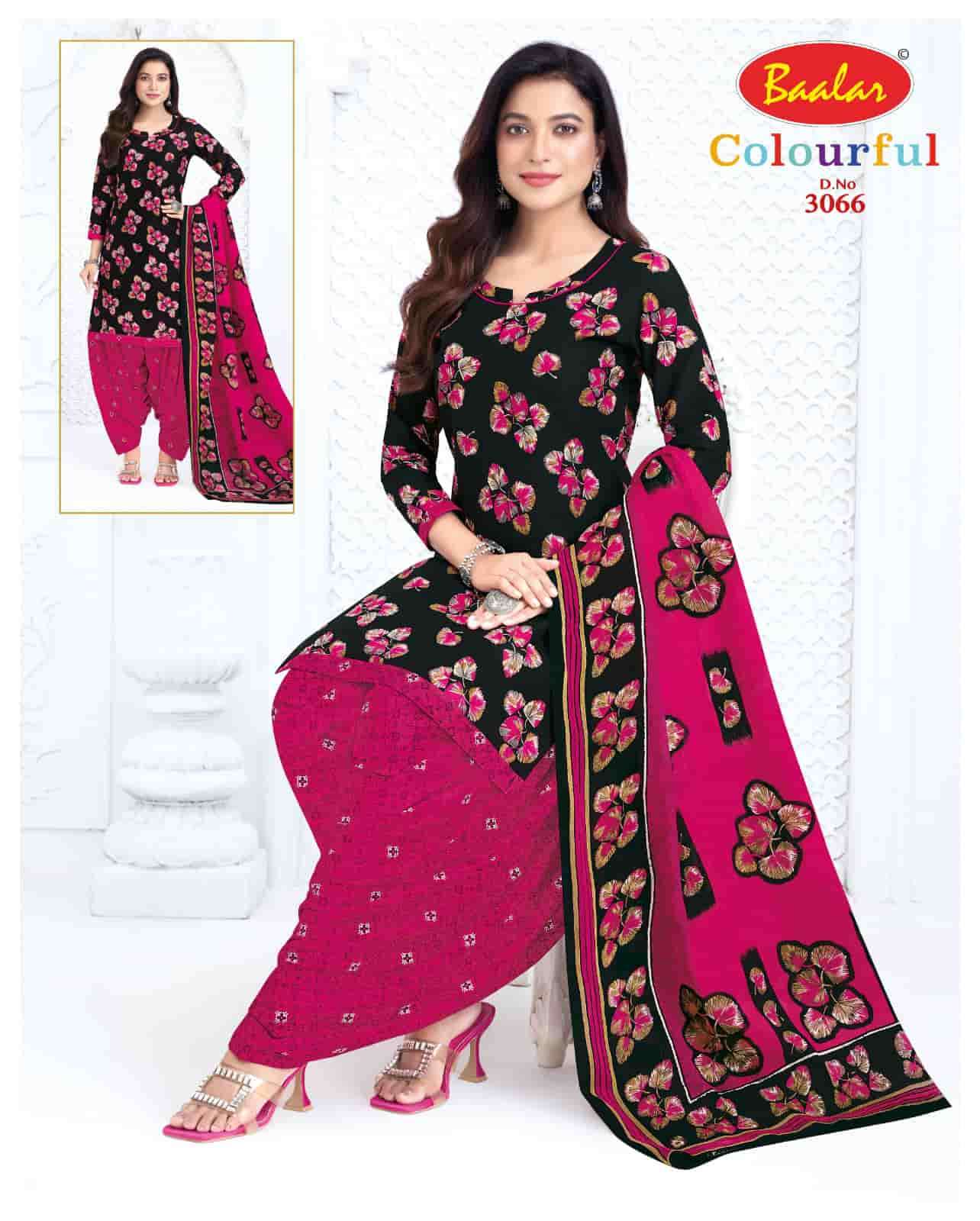 Baalar Colourful Vol 30 Pure Cotton Unstitch Salwar Suit view 36