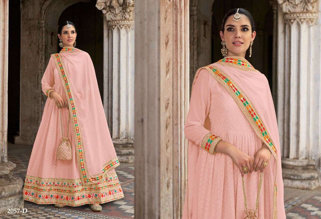 Senhora Chamar 2057 Colors Party Wear Anarkali Designer Dress view 5